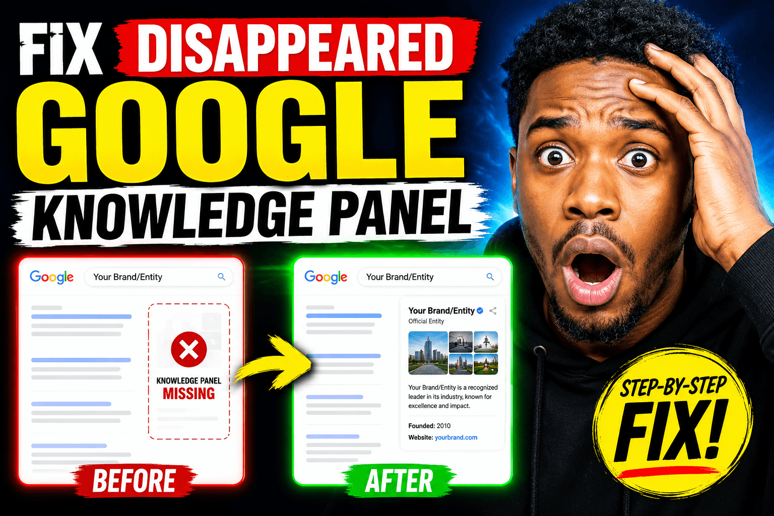 Fix Disappeared Google Knowledge Panel: How to Recover and Rank an Entity in Google's Knowledge Graph